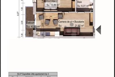 Apartament cu 2 camere semidecomandat în Burdujeni - 5
