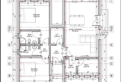 Casa moderna stil scandinav, 3 dormitoare, teren 513 mp Aduna?ii Copaceni | 115.000 - 9