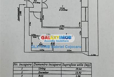 Apartament cu 2 camere decomandat în Văcăresti - 12