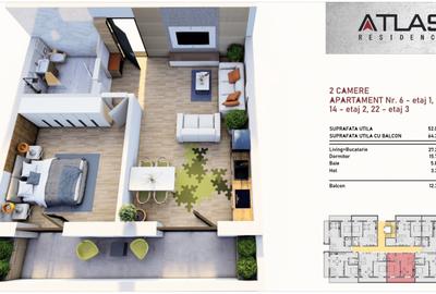 Ap 4 cam ATLAS Residence Tomis Plus Str. Budapesta! - 13