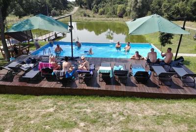 Locatie cu balta de pescuit si cabanute din lemn de vanzare , la 40 km de Timisoara - 2