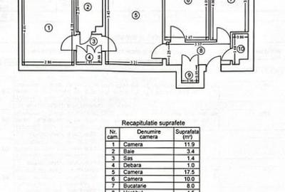 Apartament cu 3 camere semidecomandat, mobilat în Ferdinand - 9