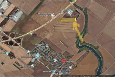 Teren intravilan, 10.000 mp, la 400 m de autostrada A0 - 2