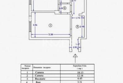 Copou- apartament 2 camere, etajul 1 - 1
