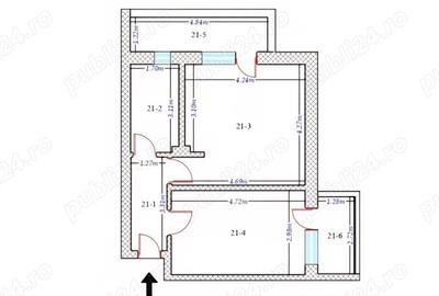 Apartament 2 camere studio de vanzare - 5