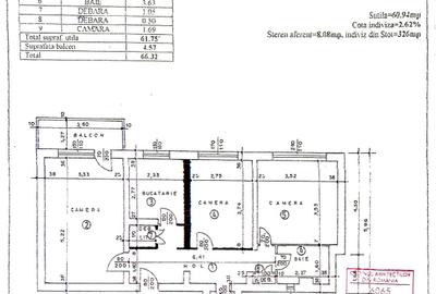 Apartament cu 3 camere decomandat în Central - 2
