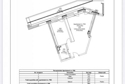 Apartament cu 2 camere decomandat în Zorilor