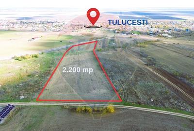 Teren de Vanzare Tulucesti. Potential Logistic, Rezidential 2.200mp - 2