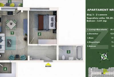 Garsonieră în Sânpetru