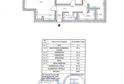 OCAZIE Aparatori Patriei-Grand Arena -2 camere-89.600 euro+TVA, bloc nou 54mp - 3