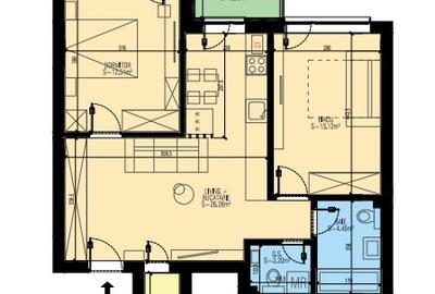 MUTARE RAPIDA || Apartament 3 camere 63mp | | - 3