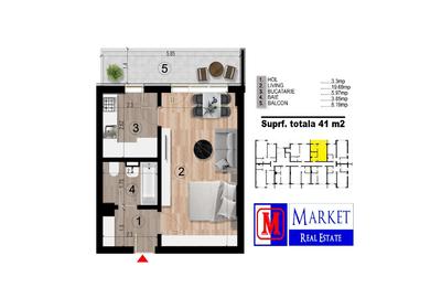 Garsoniera - Metrou Berceni (1,1 km) - Finalizare Martie 2026 - 6