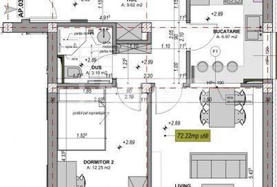 Apartament cu 3 camere decomandat în Cristian - 10