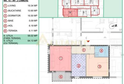 Apartament cu 2 camere decomandat în Central - 8