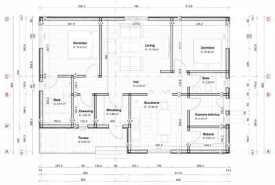 Casă plan parter 103 mp, teren 1000 mp,  66.000 euro! - 1