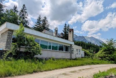 Sinaia-Vadul Cerbului,S+P+E+M,teren 6300mp,desch.DN=72m,vila+restaurant+terasa - 4