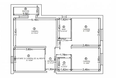 Apartament 3 camere de vanzare in Zorilor, Cluj Napoca - 7