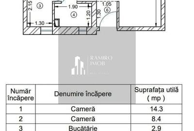Apartament cu 2 camere semidecomandat, mobilat în Sălaj - 8