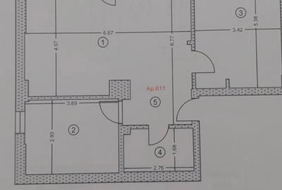 Apartament cu 3 camere semidecomandat, mobilat în Central - 2
