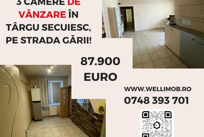 Apartament cu 3 camere de vânzare în Târgu Secuiesc, pe strada Gării! - 1