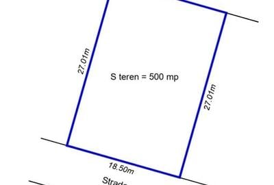 Teren Construcții intravilan de 500 mp, în Giroc - 1