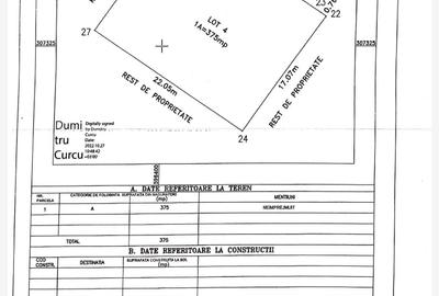 Teren Construcții intravilan de 375 mp, în Dobreni - 2