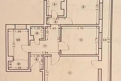 Apartament cu 3 camere decomandat în Giurgiului - 9