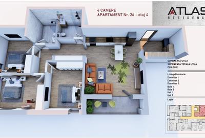 Ap 4 cam ATLAS Residence Tomis Plus Str. Budapesta! - 11
