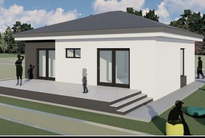 De vânzare casă pe parter – 3 camere, 2 bai,  teren 376 mp - 2