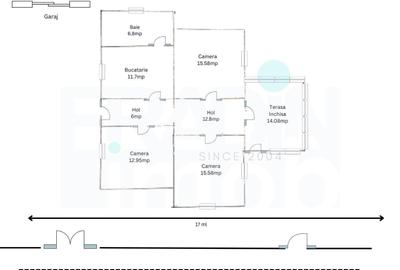 Casă cu 3 camere cu Teren 600 Mp în Central - 1