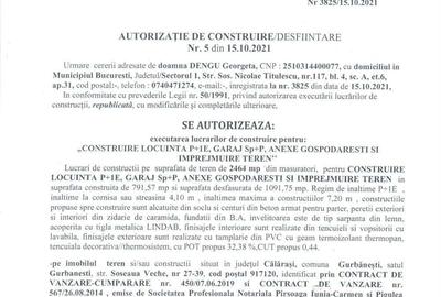 Vand teren intravilan cu constructie inceputa - 1