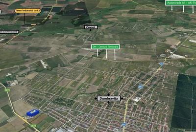 Teren Construcții intravilan de 5810 mp, în Exterior Nord