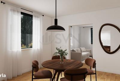 Apartament cu 3 camere, mobilat în Calea Victoriei