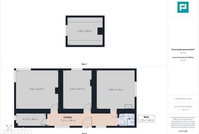 Casă cu 3 camere cu Canalizare în Central - 8
