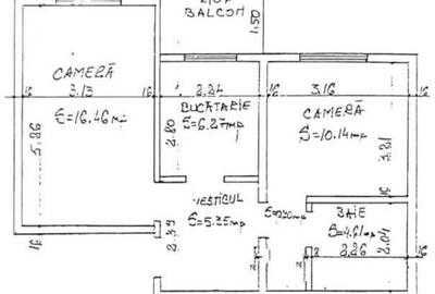 Apartament cu 2 camere decomandat în Exterior Vest - 1