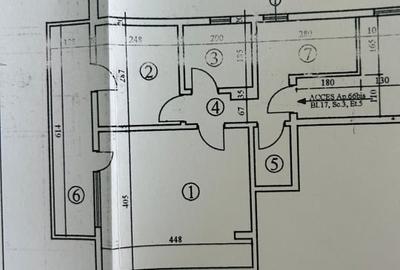 Apartament 1 camera, transformat in doua camere, zona Vidin - 7