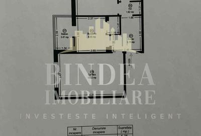 Apartament 2 camere decomandat, 2 balcoane, Lipovei, centrala si clima - 10