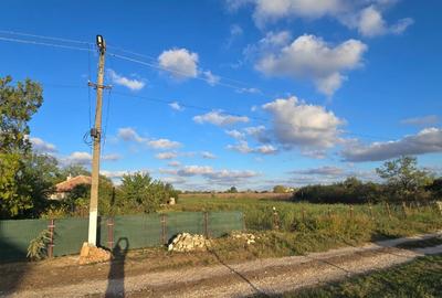 Teren Intravilan 4000 mp Potarnichea comuna Topraisar,utilitati langa - 4