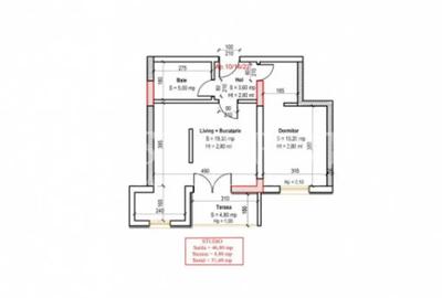 Apartament cu 2 camere semidecomandat în Titan - 2