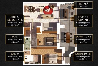 Apartament cu 3 camere decomandat în Central - 10