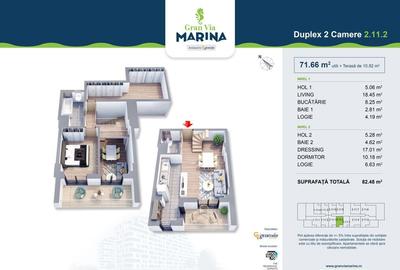 Apartament cu 2 camere - VIVO - 4