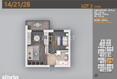 Apartament cu 2 camere în Titan - 1