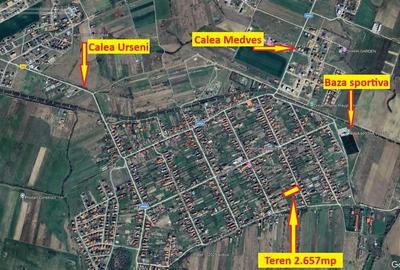 Teren de 2657 mp, în Urseni