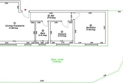 GRADINA 105 mp. Aproape de Zone2 si Mega Image. Decomandat. - 6