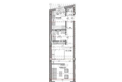 Garsoniera NOUA decomandata - aer conditionat, jaluzele ext. electrice - 6