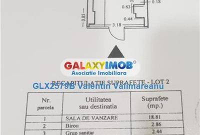 Spațiu comercial, de 30 mp, în Moșilor - 2