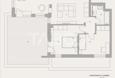Penthouse 80 mp utili terasa 32 mp zona Turnisor Sibiu - 2
