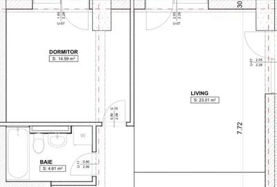 Apartament cu 2 camere decomandat în Cotroceni - 7