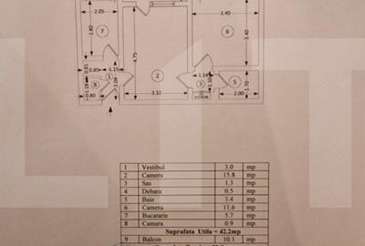 Apartament cu 2 camere, 45 mp, Stefan cel Mare - Obor - 8
