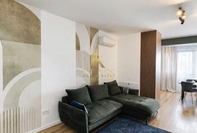 Apartament cu 2 camere semidecomandat, mobilat în Pipera